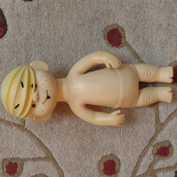 Dennis the Menace Vintage 13 in. Rubber Doll 1958 - Picture 7 of 9